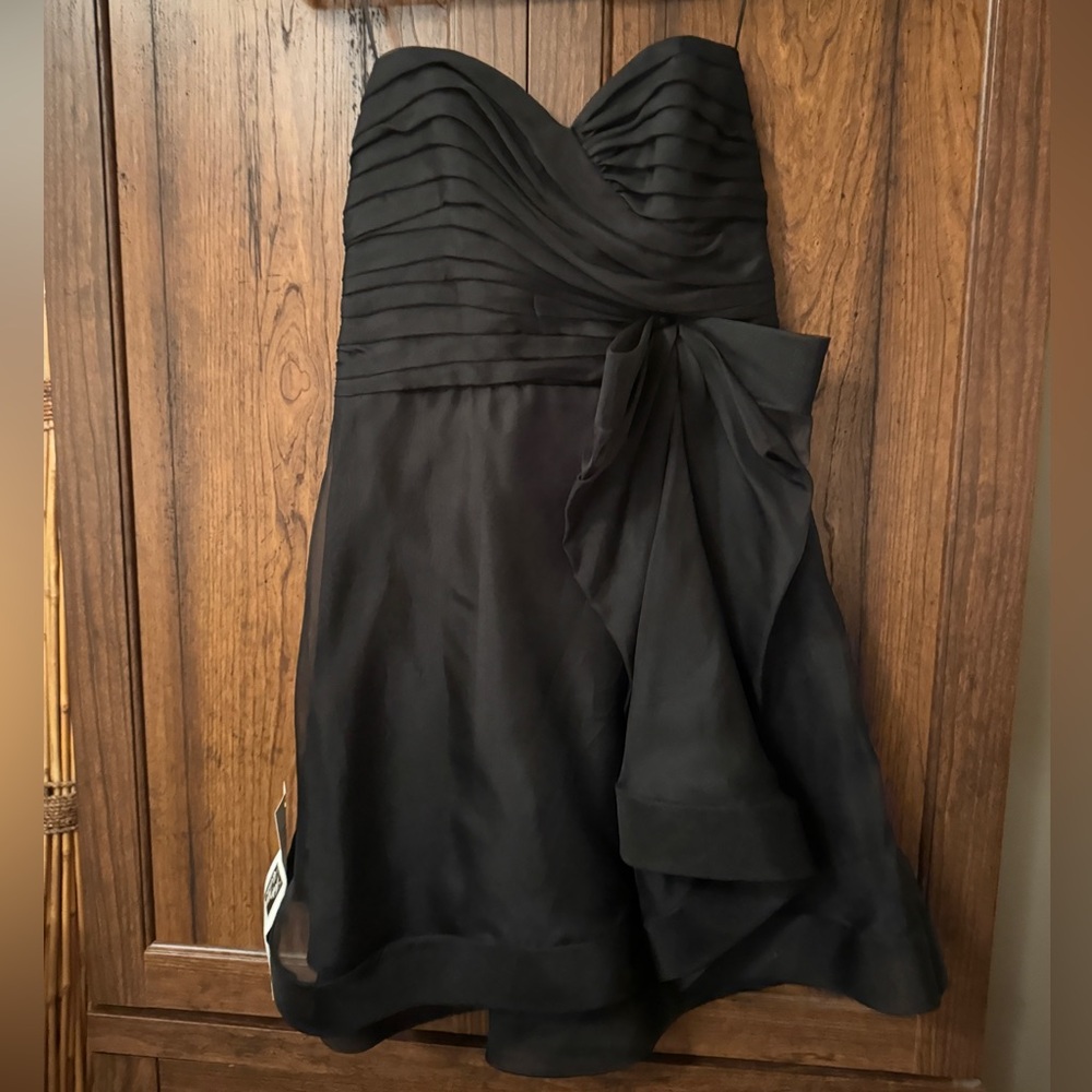 ABS Allen Schwartz Black Strapless Dress from Sax Fifth Avenue. New with tags.